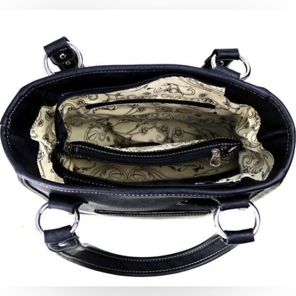 Montana West Sugar Skull Embroidered Tote - Picture 4 of 4